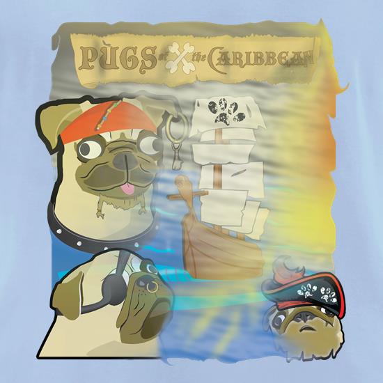 Pugs of the Caribbean t shirt